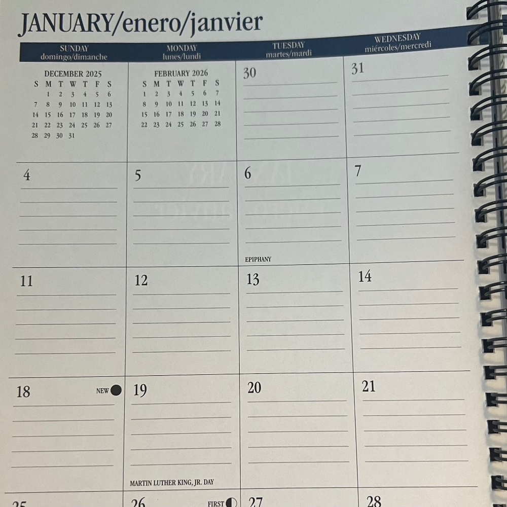 Brand New Because I Knew You I Have Been Changed For Good 2026 Planner - Picture 2 of 8